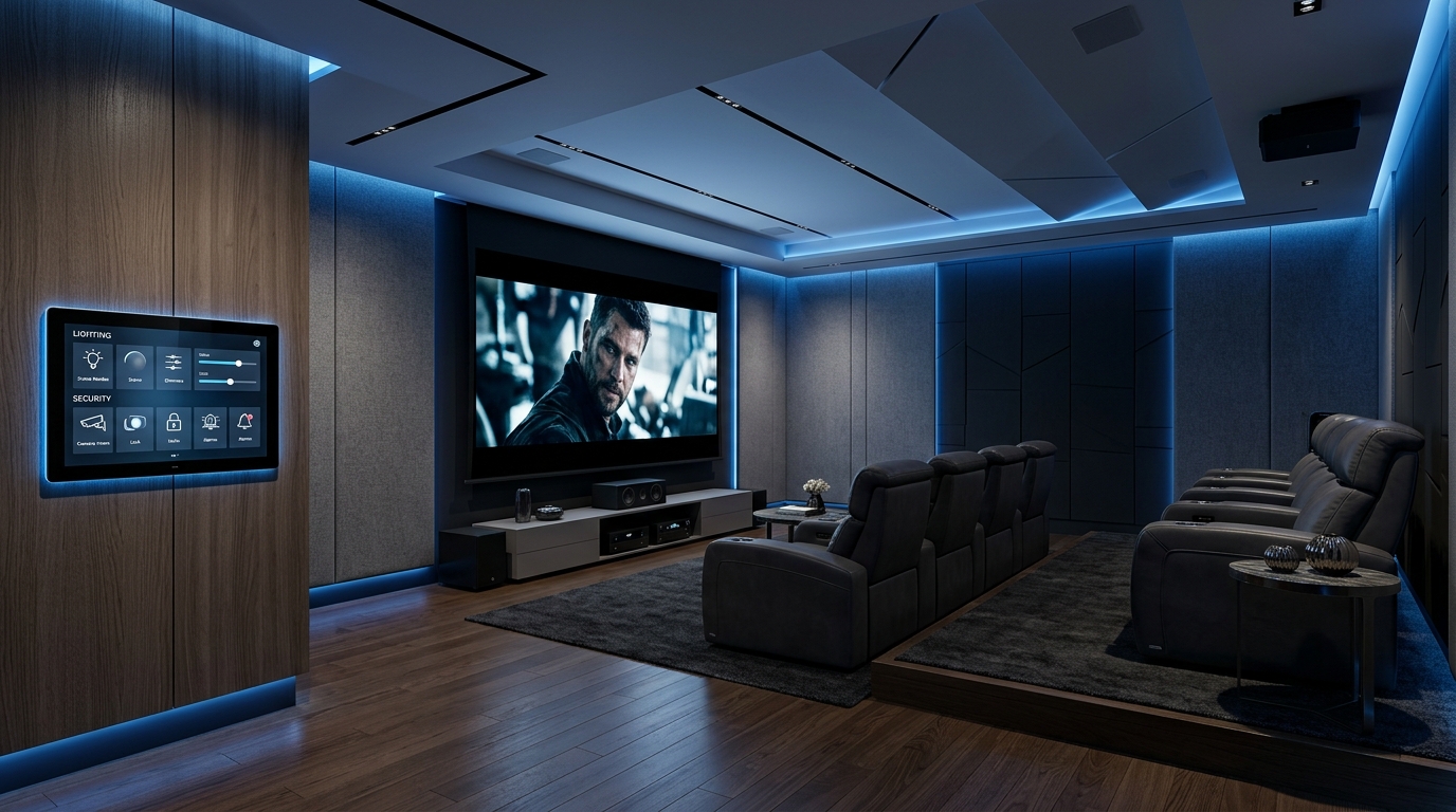 Smart Home Automation - Modern convenience, lighting scenes & entertainment